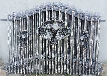elementy kute metalowe przęsło panel