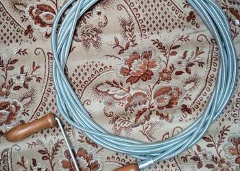 Żmijka spiralka do czyszczenia kanalizacji około 8 mb, nowa, rozpakowana.