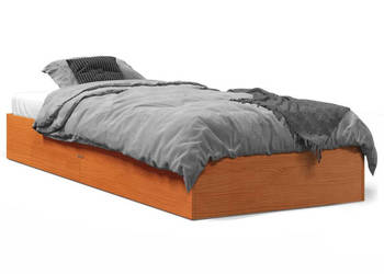 Rama łóżka bez materaca woskowy brąz sosnowa 75x190 cm WM-844822