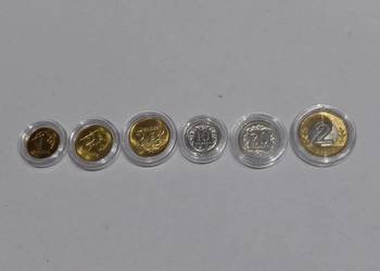 Komplet monet obiegowych w stanie menniczym bankowym 2006 rok