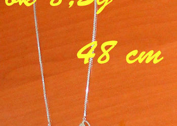 Naszyjnik srebrny pr 925 48cm
