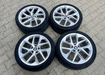 Alufelgi koła 18” 5x112 oryginał Seat Leon 5F FR opony letnie 225/40