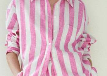 NOWA damska koszula H&M Premium Selection roz. M_ len_wiskoza_ gratis