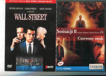 Czerwony smok + Wall Street 2 Filmy DVD