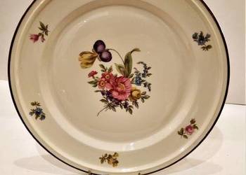 Duży talerz ROSENTHAL na ciasto XIX wiek 27,5 cm