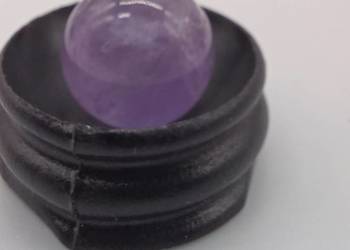 Kolekcja naturalny ametyst fiolet kulka a#67 kula 14mm