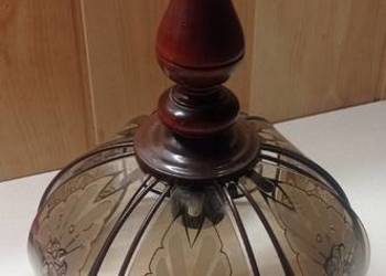 2 lampy sufitowe, żyrandol 3 ramienny i 3 sztuki klosze do żyrandola.