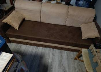 kanapa łóżko tapczan sofa wyczyszczona