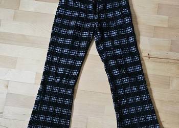 Spodnie w kratę F&K rozm. 36 na niską osobę