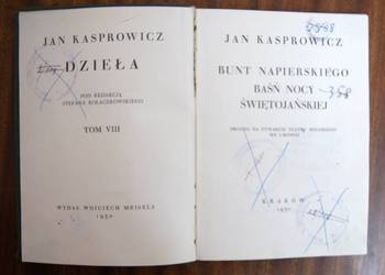 Jan Kasprowicz - Bunt Napierskiego, Baśń nocy Świętojańskiej