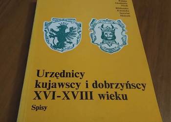 Urzędnicy kujawscy i dobrzyńscy XVI-XVIII spisy Mikulski