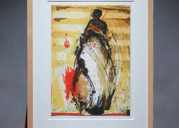 =ARTexpert= Danka Jaworska grafika litografia obraz