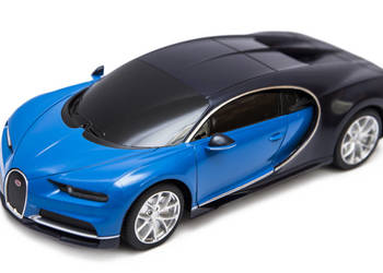 Bugatti Chiron R/C skala 1:24 Rastar 76100 samochód sterowany niebieski