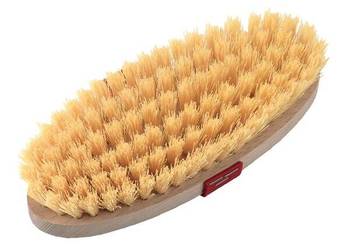 Szczotka do pielęgnacji koni, z włosiem nylonowym 24x10 cm 1819KER