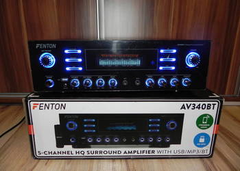 Wzmacniacz Fenton AV340BT z Bluetooth, USB i Karaoke
