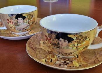 Luksusowe filiżanki FUSAICHI PEGASUS – Motyw G. Klimta – Złota Adela