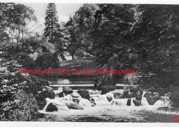 Pocztówka Post card Bad Muskau Wasserfall am Eichsee Pocztówka Post card Bad Muskau Wasserfall am Eichsee