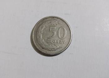 Moneta 50gr. groszy z 1992 roku. Stan BDB. Nr.1 Moneta 50gr. groszy z 1992 roku. Stan BDB. Nr.1