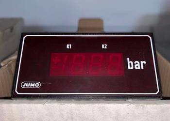 Jumo PDAe-48m indicator operator panel 0-60 bar.