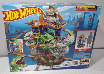 Hot Wheels Mega Garaż T-Rexa, Mega Garage, nowy (Zabawka)