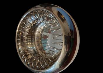 Alessi - Popielniczka SPIRALE - srebrna, średnica 16 cm