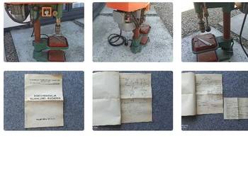 Duża wiertarka stołowa-kolumnowa WS13/24 stan idealny