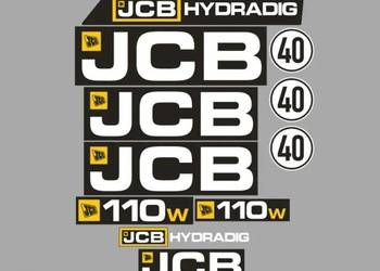 Naklejki oklejenie JCB HYDRADIG 110W Zamiennik