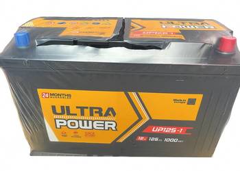 Akumulator Ultra Power 12V 125Ah 1000A MOCNY AKU SKLEP MARCO SIEDLCE