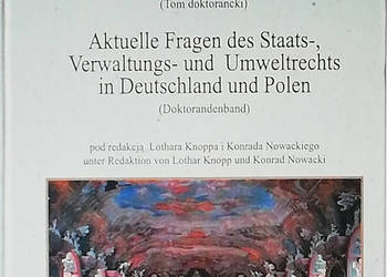 Aktualne zagadnienia prawa publicznego w Niemczech i w Polsc