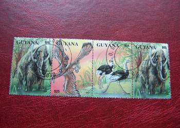 Gujana 1993 CTO Fauna Zwierzęta Prehistoryczne #2