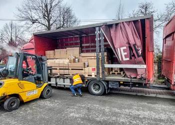 Wózki widłowe Małopolska Wynajem Usługi Transport ciężkich maszyn