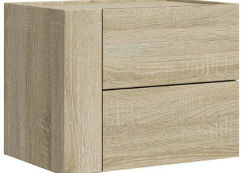 Wiszące szafki nocne 2 szt. dąb sonoma 45x30x35 cm WM-848330