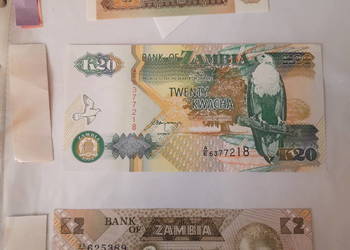 Banknot kolekcjonerski Zambia, Tadżykistan