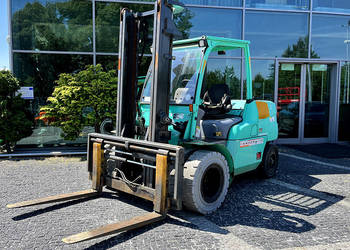 wózek widłowy Mitsubishi FD50NT 5 ton duplex 3,5 m diesel
