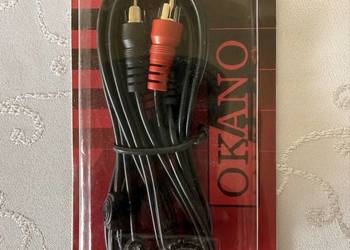 OKANO Kabel Audio RCA Cinch 2.5m Stereo AUX Hi-Fi High Quality oryginalny