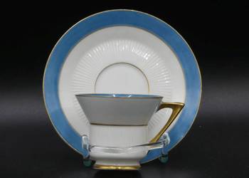 Zjawiskowy komplet do mokki art deco Tułowice Tillowitz, 1928 - 45