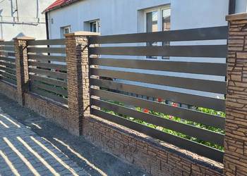imitacja klinkieru, ala klinkier ogrodzenie