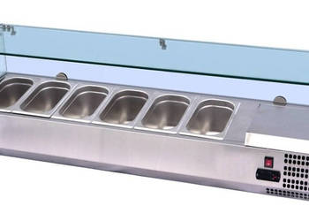 Profesjonalna Nadstawka chłodnicza 7x GN1/4 VRX 160/33