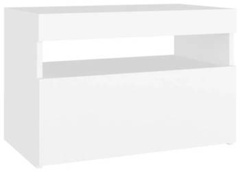 Szafki nocne z oświetleniem LED 2 szt. białe 60x35x40 cm WM-3082775