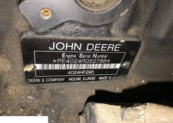 John Deere 4024 - Części