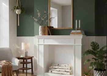 Portal kominkowy atrapa kominka KONSOLA HAMPTONS