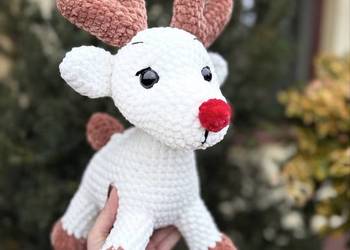 Renifer na szydełku