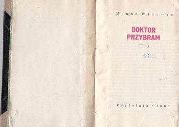 (01288) DOKTOR PRZYBRAM – BRUNO WINAWER