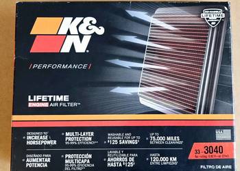 K&N FILTR Powietrza Sportowy Okazja 33-3040 OPEL CORSA E Tuning