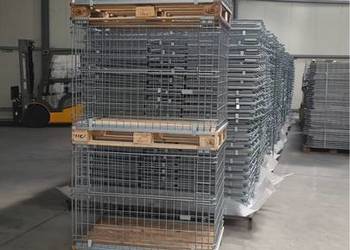 Gitterbox pojemnik siatkowy , skrzyniopaleta , kosz siatkowy 120x80x90