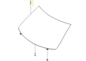 VOLVO S60 V60 szyba czolowa przednia oryginalna 32368961 OE