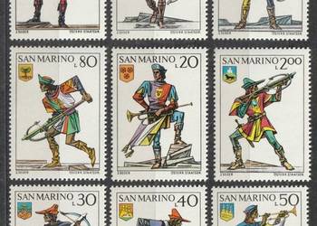 SAN MARINO - KUSZNICY - 1973 - CZYSTE **