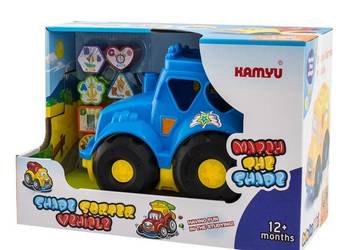 ZABAWKA TRAKTOR Z ELEMENTAMI EDUKACYJNYMI