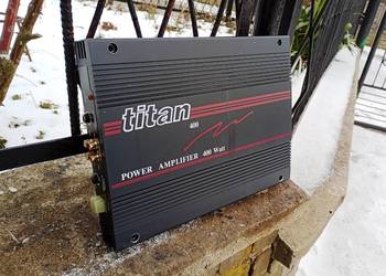 Wzmacniacz samochodowy 4 kanałowy TITAN 400, Wysyłka darmowa!