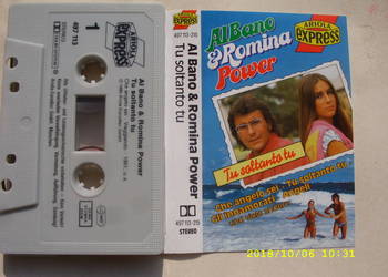 + POP, kaseta, 1986 R. ;AL BANO & ROMINA POWER--TU SOLTANTO TU.